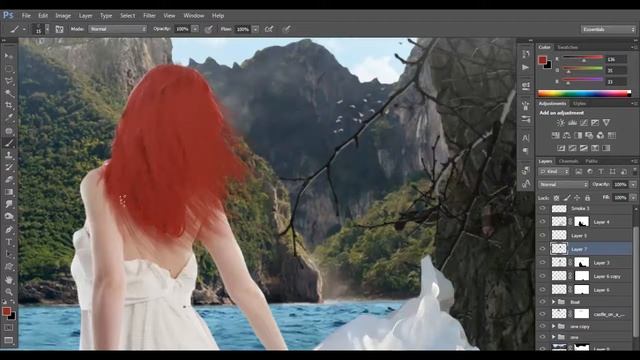 Escape At Night II - Speed Art ( #Photoshop CS6 ) смотреть онлайн