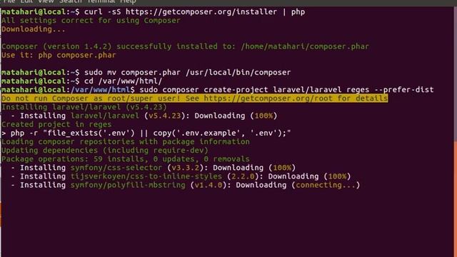Install Laravel 5.4 On Ubuntu 16.04 смотреть онлайн