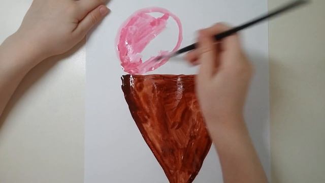 Как нарисовать МИЛОЕ МОРОЖЕНОЕ РОЖОК, Рисунки для детей смотреть онлайн