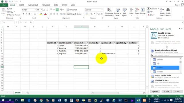 MySQL for Excel Tutorial - Import Data from Database to Excel смотреть онлайн