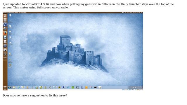 VirtualBox 4.3.16 issue with Unity Launcher (2 Solutions!!) смотреть онлайн