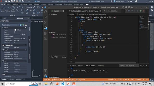 14.MANEJO DE ARCHIVOS ESCRITURA (AUTOCAD-AUTOLISP) смотреть онлайн