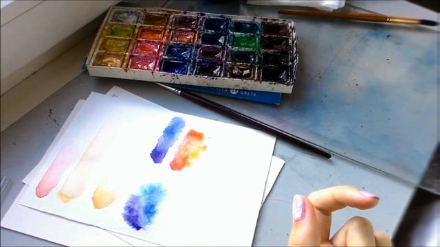 Как смешивать цвета Часть 1. Акварель. МОЙ опыт/ How to mix colors|Watercolor|My own experience смотреть онлайн