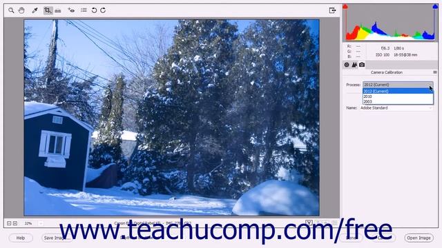 Photoshop Elements 15 Tutorial Camera Calibration Settings Adobe Training смотреть онлайн