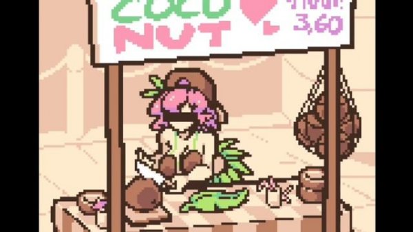 Game Have fun Pixel Coconut Shake Gameplay best Game Pixel Simulation cute For android