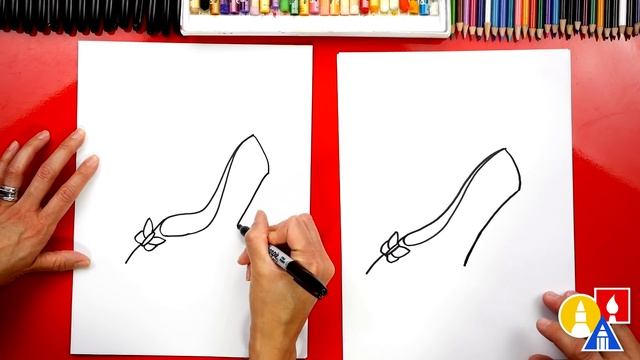 How To Draw Cinderella's Glass Slipper смотреть онлайн