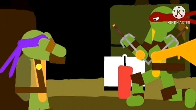 TMNT Stick Nodes Breakfast Scene Remake смотреть онлайн