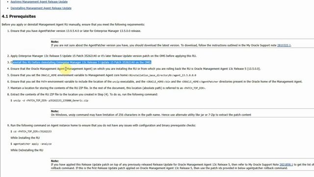 Step By Step - Applying Release Update (RU) on OEM 13c Agents [ Mastering OEM 13c - Part-13] смотреть онлайн