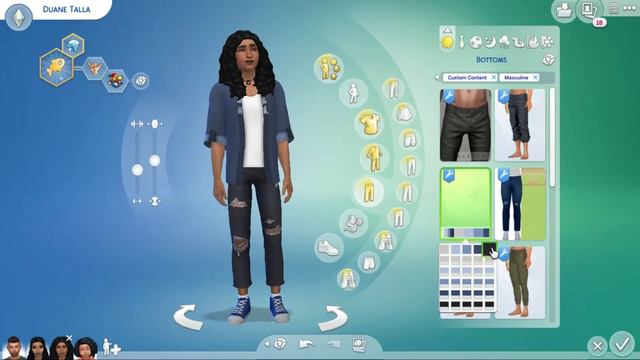 Makoa With A Beard And Tattoos! The Sims 4 Townie Makeover смотреть онлайн
