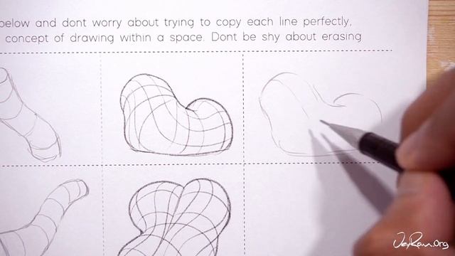 Beginner Art Lesson - How to Draw Organic Forms ? смотреть онлайн
