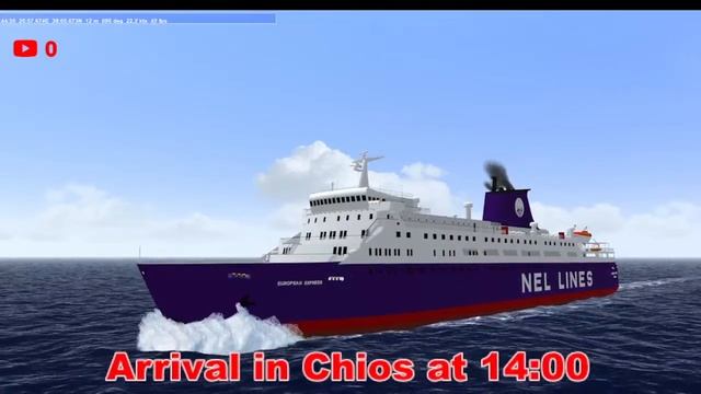 VIRTUAL SAILOR NG 9.9.6 | Route to Mytilene! смотреть онлайн