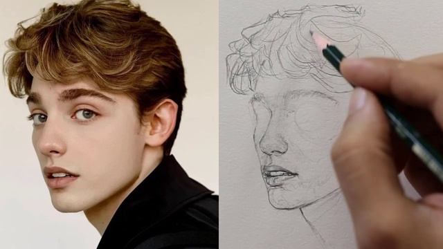 Discover the Easiest Steps to Drawing a Side Face Like a Pro смотреть онлайн