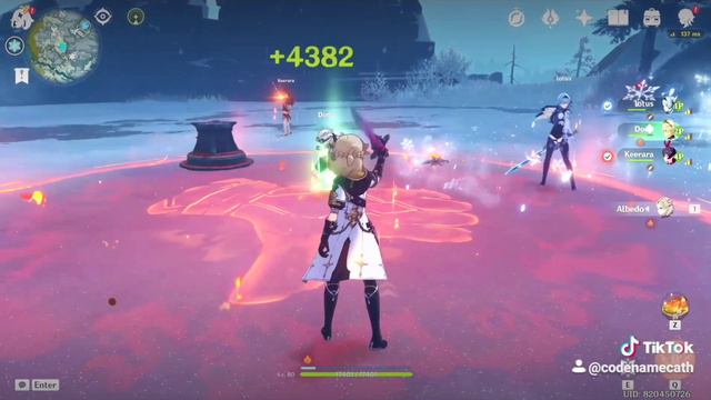 Recreating Genshin Impact 2.3 Trailer with My Friends : Albedo, Bennett, Eula, Amber смотреть онлайн