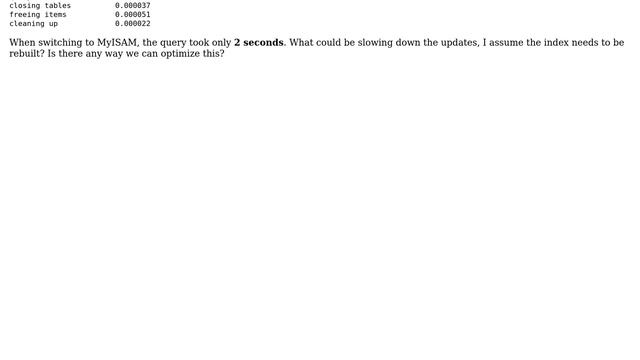 Databases: MySQL - Simple update is very slow (3 Solutions!!) смотреть онлайн