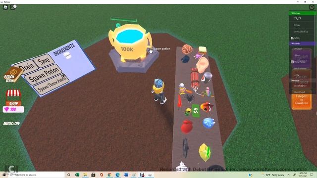 Roblox Wacky Wizards - How To Make The Neon Potion! смотреть онлайн