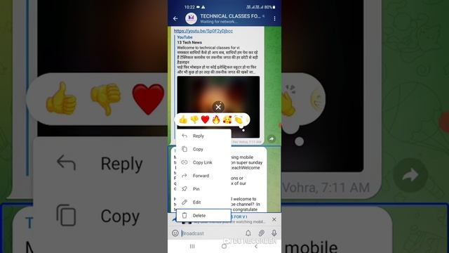 how to use react on telegram with talk back смотреть онлайн