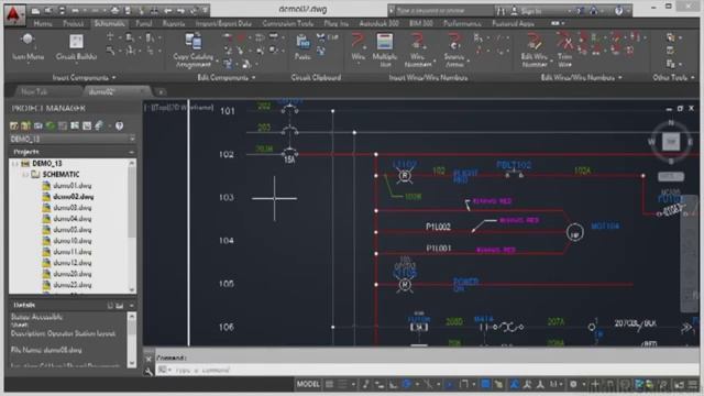 AutoCAD Electrical 10 Schematic Editing смотреть онлайн