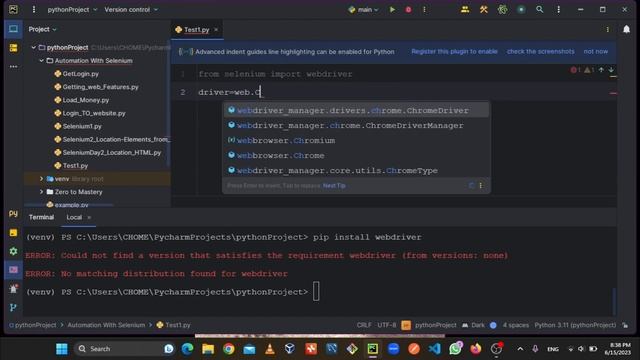 How to fix Could not find a version that satisfies the requirement webdriver | Chrome Webdriver смотреть онлайн