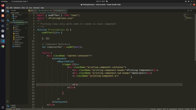 ?? React Print PDF with React to Print ? | Create the Printing Component Part I смотреть онлайн