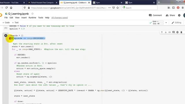 Tutorial 58: Q Learning Practical using Python | Reinforcement Q Learning in AI Python Hindi / Urdu смотреть онлайн