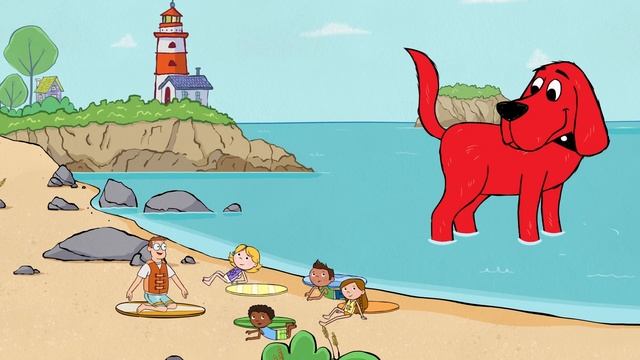 Clifford The Big Red Dog | Surf School! смотреть онлайн