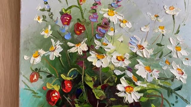 Картина «Земляничное лето», холст, масло смотреть онлайн