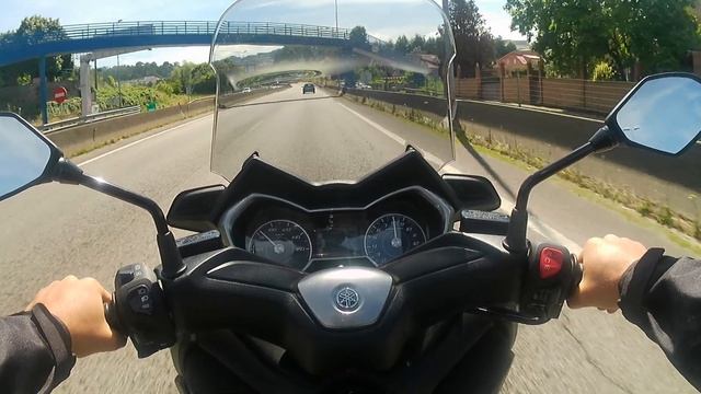 Yamaha Xmax 125 2022 Highway Test Drive смотреть онлайн