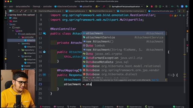 File Upload and Download with Spring Boot - REST API смотреть онлайн
