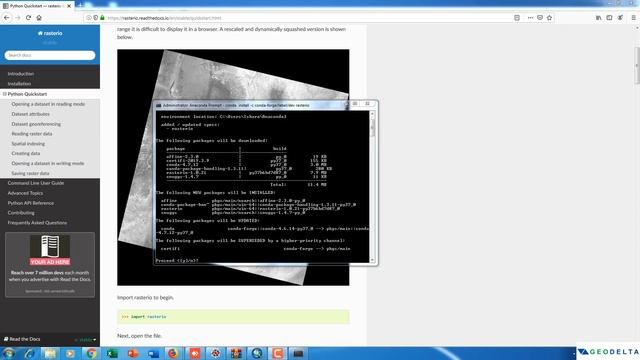 How to Install Rasterio Python Library (Using Anaconda Prompt) смотреть онлайн