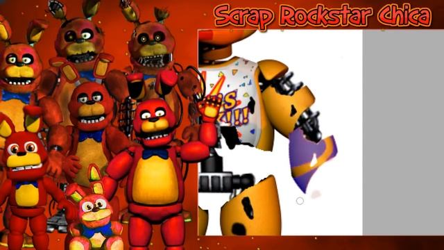 [Fnaf | Speed Edit] Making Scrap Rockstar Chica! смотреть онлайн