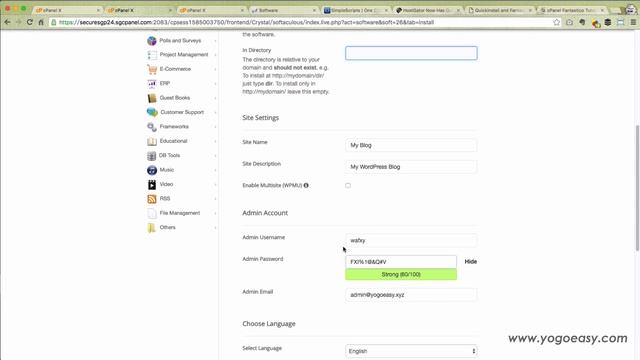 cPanel快速安裝WordPress[舊版影片] смотреть онлайн
