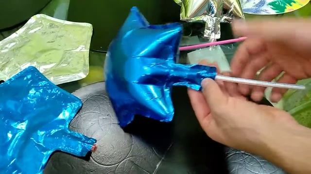 Как быстро сдуть и надуть шарик из фольги - Очень просто! смотреть онлайн