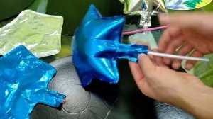 Как быстро сдуть и надуть шарик из фольги - Очень просто!