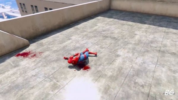 GTA 5 Random Portals 46 (Spider-Man Epic Jumps Mission Ragdolls)