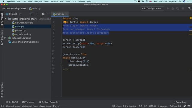 How to use the Starter Code | 100 Days of Code: The Complete Python Pro Bootcamp for 2022 смотреть онлайн