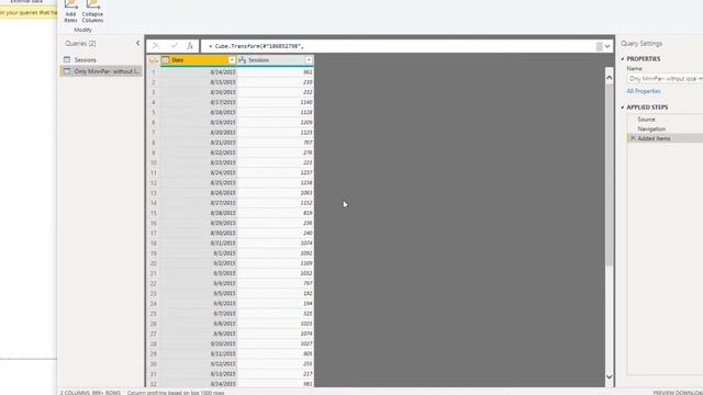 Use Power BI to Calculate Total Sessions of a Website смотреть онлайн