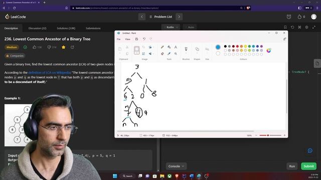 Lowest Common Ancestor of a Binary Tree - Leetcode 236 - Multiple solutions explained (Kotlin) смотреть онлайн
