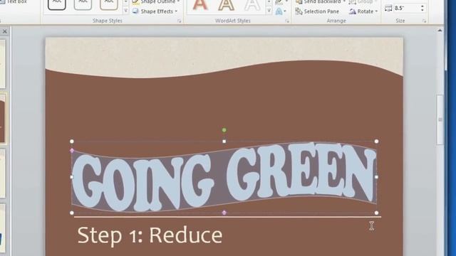 PowerPoint 2010: Creating WordArt