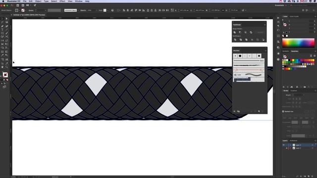 SHOE LACE LETTERING Tutorial in Illustrator & Photoshop смотреть онлайн