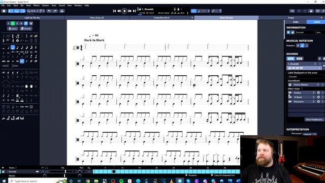 Drum Tabs & Mixing Levels! - Guitar Pro 8 Tutorial Lesson смотреть онлайн