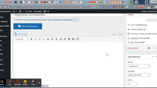 Change Page template in Wordpress Pages смотреть онлайн