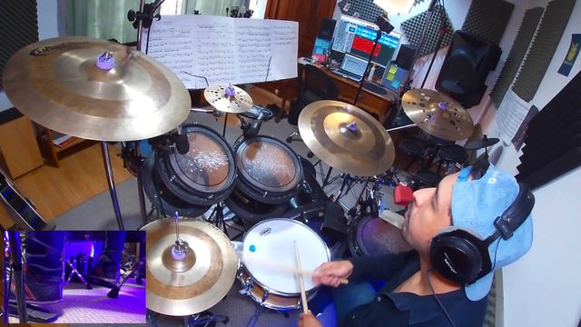Bill Bruford - "Beelzebub" Dum Cover смотреть онлайн