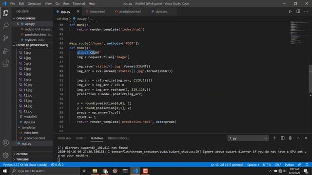 cat dog prediction using flask • neural networks website смотреть онлайн