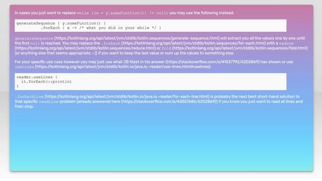 Assignment not allowed in while expression? смотреть онлайн