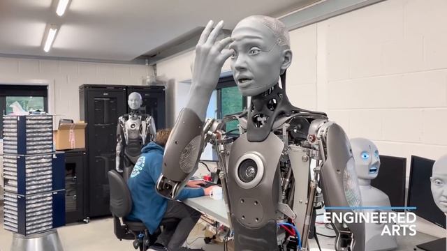 Ameca Humanoid Robot AI Platform смотреть онлайн