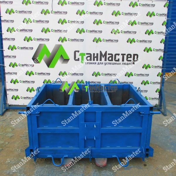 Форма для изготовления фундаментных блоков _ФБС 9.4.6. на 3 изделия смотреть онлайн