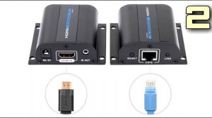 ? Как подключить HDMI на большом расстоянии. Как удлинить HDMI по витой паре.