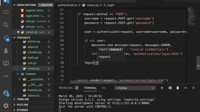 User Login. Python Django Web Framework Course. #23 смотреть онлайн