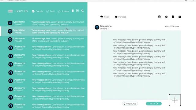 Email (web app) User interface redesign || Abobe XD /Figma смотреть онлайн
