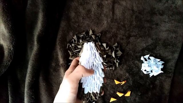 Пингвин оригами из модулей. Урок 139. смотреть онлайн